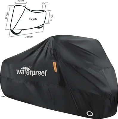 Immagine prodotto di 210T copertura impermeabile per bicicletta antipolvere per interni ed esterni con borsa di stoccaggio