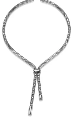 Produktbild von 5mm Y-Kette Halskette Collier Phantasiekette aus 585 Gold Weißgold 45cm