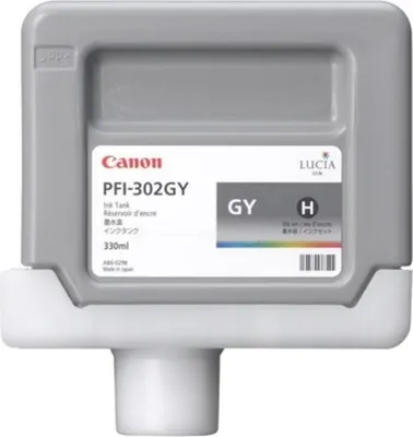 Obrázek produktu pro Canon PFI-302GY, Šedá, Inkoust na pigmentové bázi, 330 ml