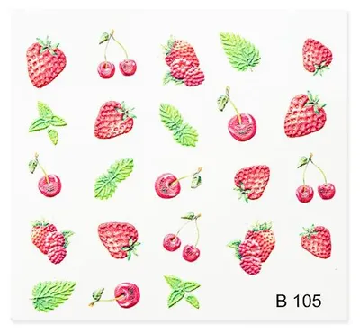 Produktbild von Nageltattoo B105 für Farbgel oder Gellack