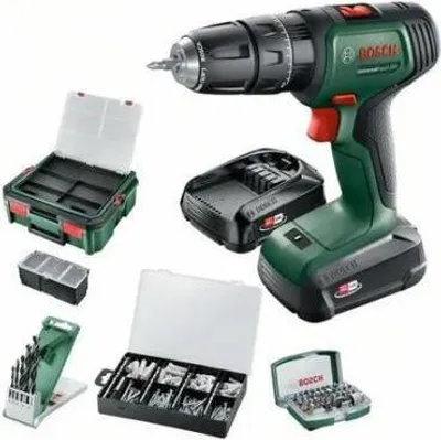 Produktbild von Bosch Akku-Zweigang-Schlagbohrschrauber UniversalImpact 18V + SystemBox