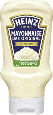 Zdjęcie produktu dla Majonez Heinz – oryginalny, kremowy, gęsty, o pełnym smaku, 400 ml