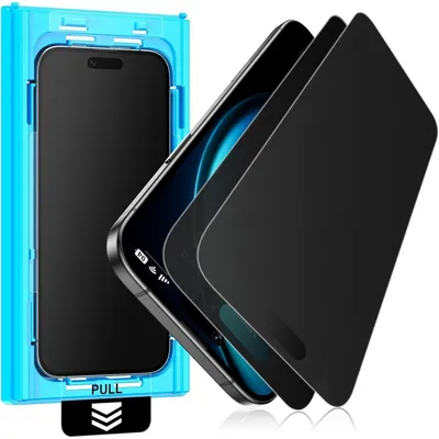 Productafbeelding van Beschermfolie mat, privacybescherming voor iPhone Air 6,5 inch, gehard glas 9H, anti-reflectie, anti-vingerafdruk, 2 stuks
