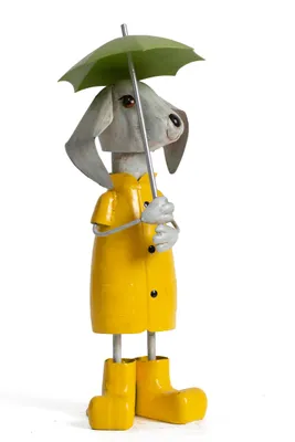 Productafbeelding van Decoratiefiguur Wolly Het Schaap - Decoratie - Metaal - 14,5 x 14,5 x 41 cm