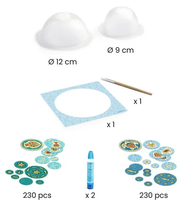 Produktbild von Djeco DIY: Schalen basteln blau