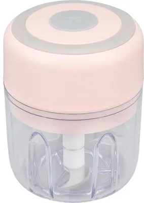 Immagine prodotto di Mini tritatutto elettrico per aglio, grande capacità, motore potente, robot da cucina in acciaio inox 304, 250 ml, rosa