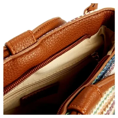 Produktbild von Damen Henkeltasche in Bast-Optik