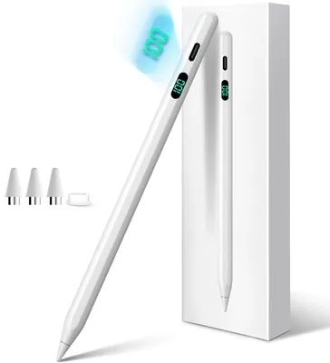 Produktbild von Eingabestift Stift für iPad 2018-2026 mit USB-C Schnellladeleistung für iPad Pro13"/12,9"/11"/iPad6-11.Gen/mini5-7/Air3-5,M2-M4