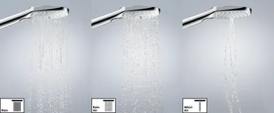 Produktbild von Hansgrohe Raindance-Select E-120-3jet-Handbrause Nr. 26520000 verchromt