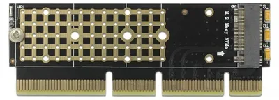 Zdjęcie produktu dla DeLOCK 90303, PCIe, M.2, PCIe 3.0, Czarny, PC, Chiny