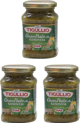 Produktbild von Tigullio: "Gran Pesto alla Genovese" Genovese Pesto – 190 ml (3 Stück)
