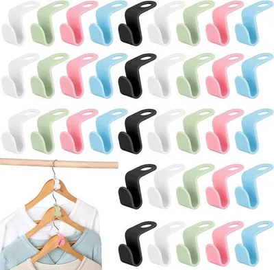 Produktbild von Kleerhangers Verbindungsösen 80 Stück Polypropylen 5 Farben