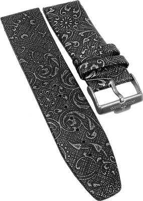 Produktbild von Jacques Lemans Uhrenarmband | Leder gemustert 1-1435A 1-1435