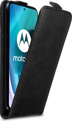 Image de Cadorabo Housse pour Motorola MOTO G71 5G Housse de protection en noir Flip Etui Housse de téléphone portable Case Cover