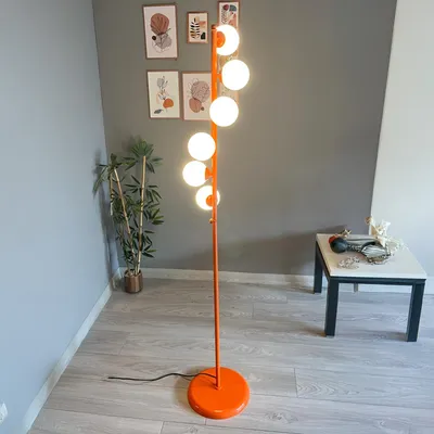Produktbild von Orange Stehlampe Modern Dekorative Metall Stehlampe