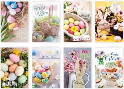 Produktbild von Grußkarte - Frohe Ostern -  1 Stück