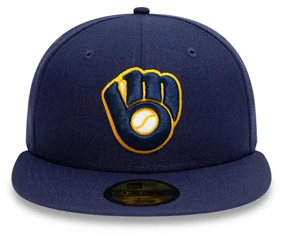 Produktbild von New Era 59FIFTY Cap Milwaukee Brewers AC Perf navy 7 1/8