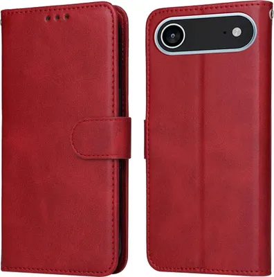 Produktbild von Mobigear Wallet iPhone Air Hülle Klapphülle Geldbörse - Rot