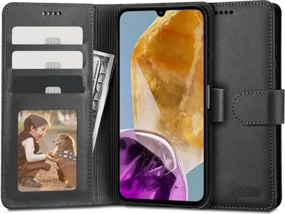 Zdjęcie produktu dla Kaardivahega mobiiliümbris Tech-Protect Galaxy M15 Wallet, must