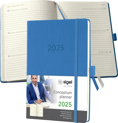 Immagine prodotto di SIGEL C2568 SIGEL Buchkalender Conceptum 2025 blau