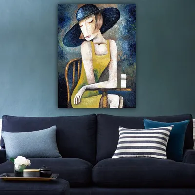 Produktbild von Wallity, 60468271_70100- HPE1525, Bunt, Leinwandbilder, 70 x 100 cm, 100% Leinwand