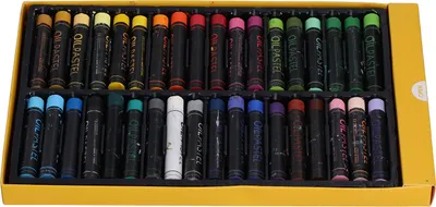 Produktbild von Ölpastelle, schwere Farbe, zylindrischer Malstift für Graffiti-Kunstzeichnungen, 36 Farben