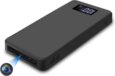 Immagine prodotto di Piccola videocamera per riprese notturne da 1080p con rilevamento del movimento e batteria da 10.000 mAh, 50 ore di autonomia, memoria da 32 GB inclusa