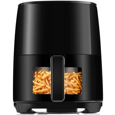 Produktbild von Frytkownica beztłuszczowa LEHMAN MACE 4L, AIRFRYER, 8 programów, szuflada z okienkiem, frytkownica bezolejowa