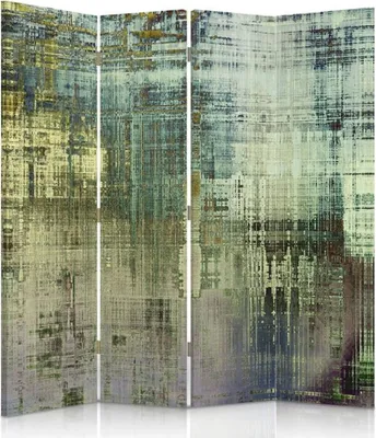 Produktbild von Paravent - Raumteiler Meadow - Dekorativer Raumtrenner cm. 145x170 (4 x)