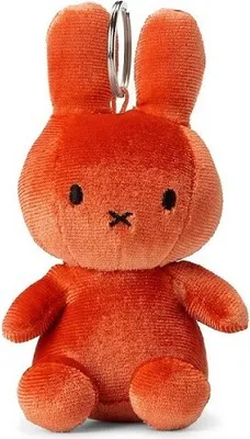 Obrázok produktu pre Miffy zamat kľúčenka oranžová
