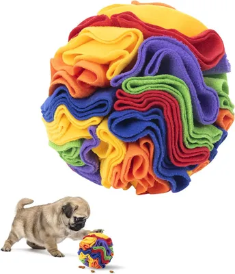Produktbild von Hundespielzeug Jodsen Schnüffelmatte für Hunde, interaktiver Hundespielzeugball, Hundepuzzlespielzeug, Hundefütterungsmatten, Futtersuchmatte für Hund
