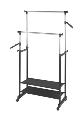 Image de WENKO Porte-manteaux Accroche-barres Porte-manteau sur pied All In
