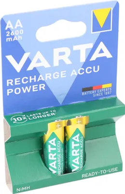 Produktbild von Varta Power Ready2Use Mignon NiMH Akku AA 2600mAh 2er Blister