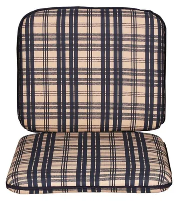Image de Set de coussins Coussin d'assise Coussin de dossier Coussin pour fauteuil de jardin