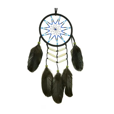 Produktbild von Traumfänger - Dreamcatcher mit Perlen und Bone 11 cm