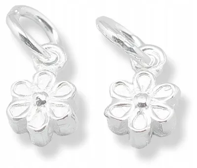Produktbild von MIXFORM 925 Sterling Silber Anhänger Blume Charm Schmuckherstellung