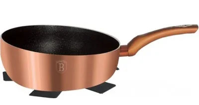 Produktbild von Berlinger Haus BH-1522 Rosegold Metallic LINE 26CM Bratpfanne, 26 cm max. Durchmesser, Aluminium, Induktionsherd-geeignet, Antihaftbeschichtung