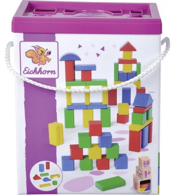 Zdjęcie produktu dla Kolorowe drewniane klocki