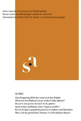 Obrázok produktu pre Schweizerische Zeitschrift für Sozial- und Kulturanthropologie