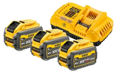 Produktbild von DeWalt Flexvolt DCB118X3-QW Starter-Set 3xAkku 54V /162 Wh