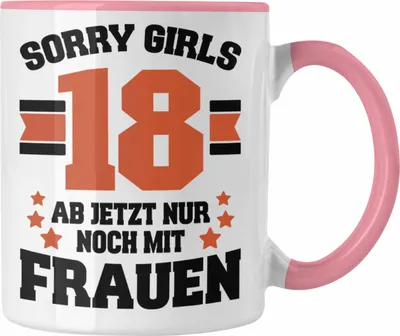 Produktbild von Trendation - 18. Geburtstag Geschenk Jungs Jungen Mann Lustiger Spruch 18er Geburtstagsgeschenk (Rosa)