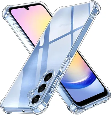 Produktbild von Conie Rugged Silikon Schutzhülle für Samsung Galaxy A25 5G Tasche Case Cover Bumper TPU Hülle in Transparent