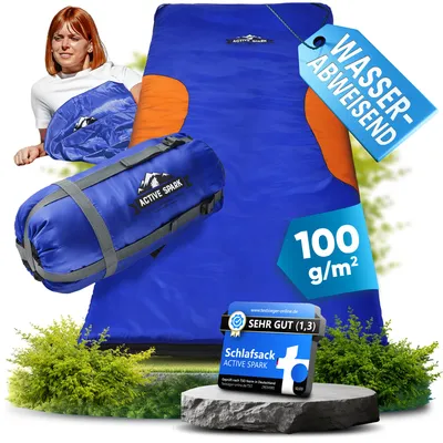 Produktbild von ACTIVE SPARK Schlafsack – Sommerschlafsack Ultraleicht & atmungsaktiv