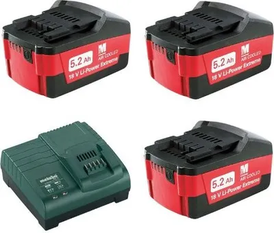 Produktbild von Metabo Basis-Set 18V 5.2 Ah