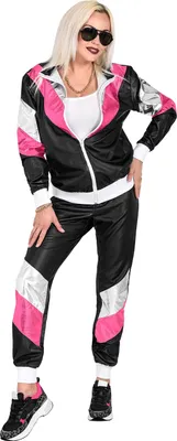 Produktbild von Kostüm Outfit Sportler Trainingsanzug DISCO 80er XXL
