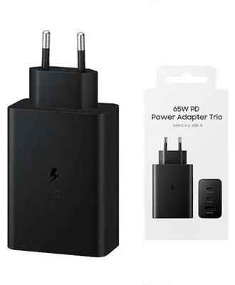 Zdjęcie produktu dla Ecobox Ładowarka Sieciowa Pd 2Xusb-C 1Xusb Ep-T6530 65W Czarny (45)