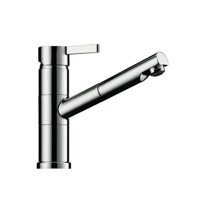 Image de Naber SERVIZIO Robinet de cuisine Lastra 2 avec bec extractible chromé haute pression