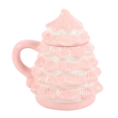 Image de Something Different - Tasse à café, arbre de Noël SD6098 (Taille unique) (Rose)