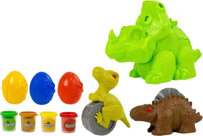 Immagine prodotto di Ciastoline a forma di uovo di dinosauro 12 pezzi 4 colori