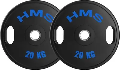 Produktbild von HMS 2 x 20 KG Olympia Hantelscheiben gummiert
